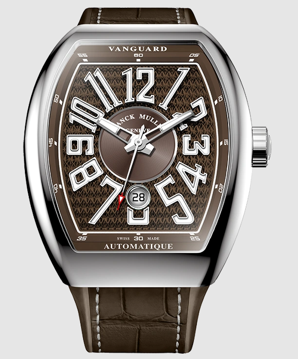 Best Franck Muller Vanguard V 43 SC DT CLA BN AC BN GRI BLC AC (BN) Replica Watch